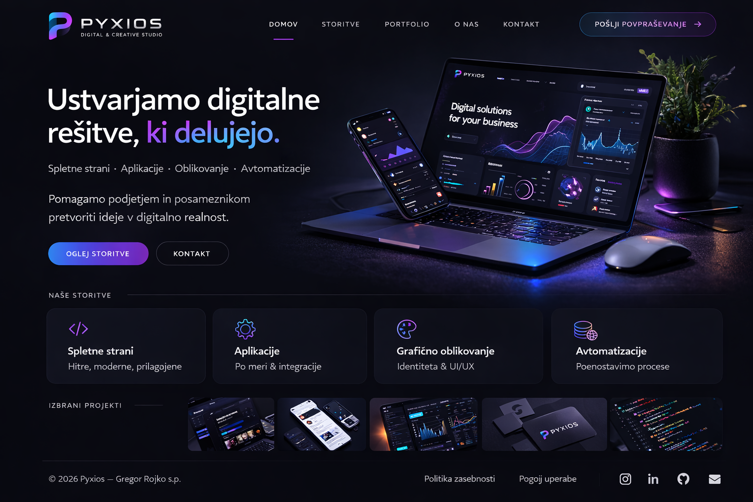 Pyxios studio showcase